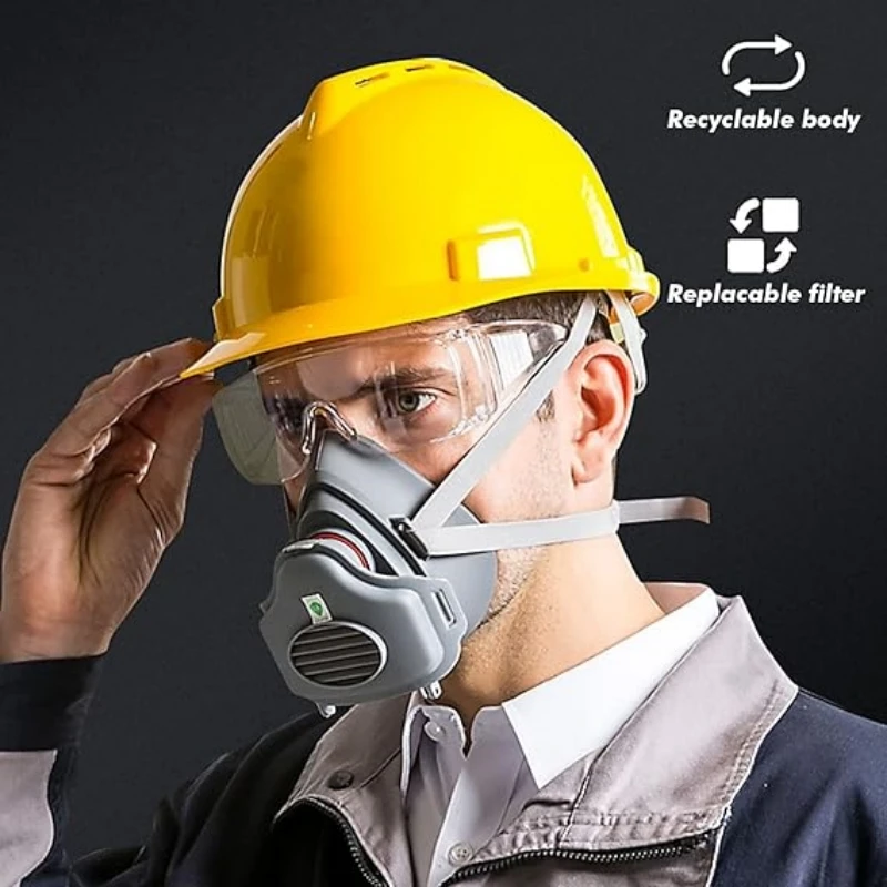 Dust Mask Construction - Masker Debu, Perlindungan Masker, Pemolesan Debu