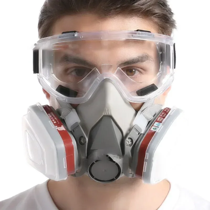 6200 Masker Gas Respirator Set - Dust Mask Construction ulasan dan harga